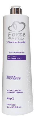 Shampoo Anti Resíduo Da Progressiva Force De Frizz 1l