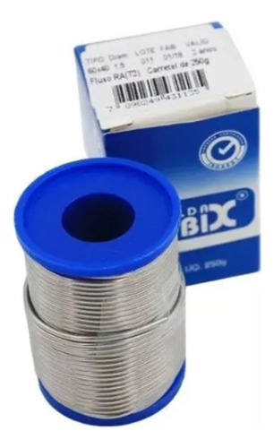 Kit Estanho Cobix 1,0mm 60x40 (snxpb) 250g- 3un
