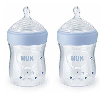 Mamaderas Biberones Nuk Simply Natural, 5 Oz, Paquete De 2