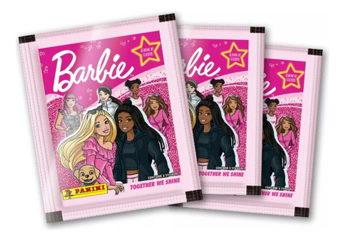 20 Sobres Del Álbum Barbie Juntas Brillamos Originales