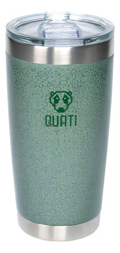 Copo Termico Quati Com Tampa 591ml Verde V2 - Cv2ctml591