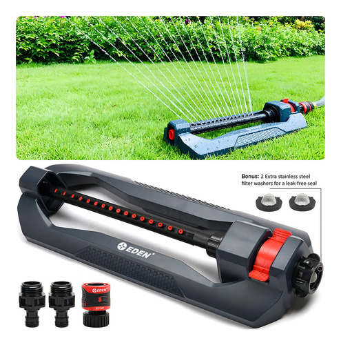 Eden 96213 Cesped Y Jardin Aspersor Oscilador Esencial