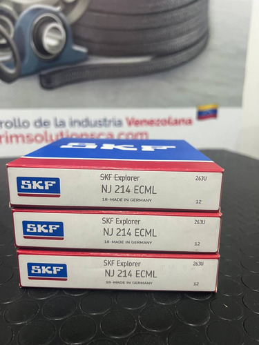 Rodamiento De Rodillos Nj 214 Ecml Marca Skf