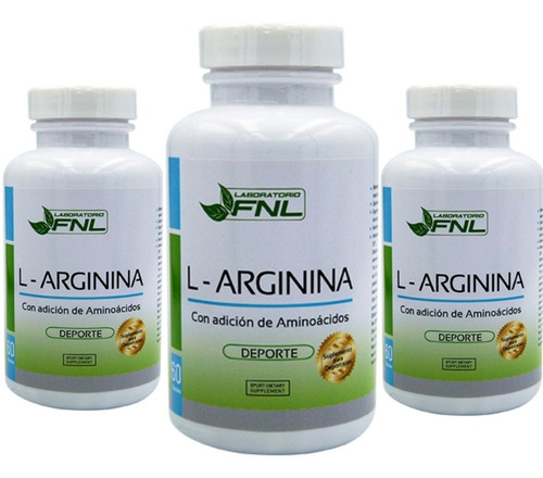 L-arginina 500 Mg 180 Capsulas, Deportitas Difuncion Erectil