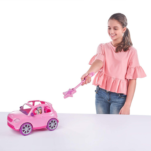 Coche Controlado Por Radio Sparkle Girlz Pink De Zuru Para N