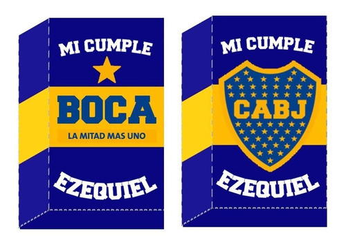 10 Bolsitas Golosineras Con Cordon Boca Todos Los Equipos