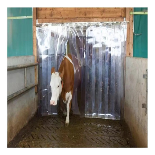 Cortina Lama Pvc Industrial Transparente Plasticas Rollo