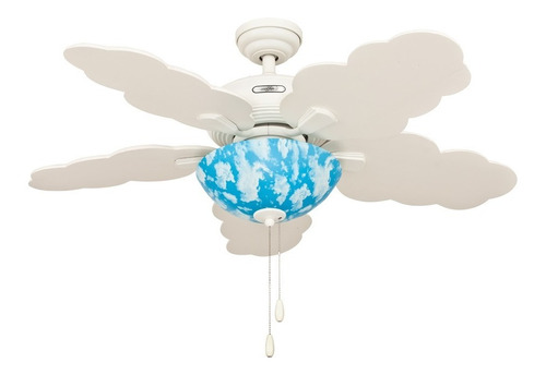 Ventilador De Techo Nube 5 Aspas Blanco 48 Pulgadas Coolfan