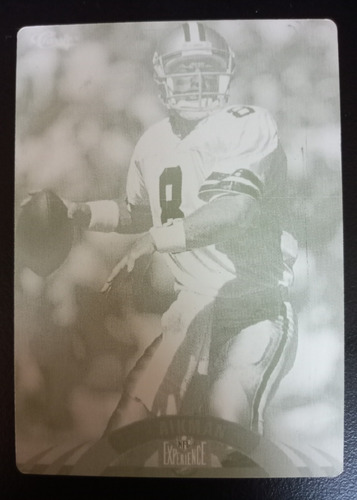 Troy Aikman Printing Plate Classic Experience 1996 Única 1/1