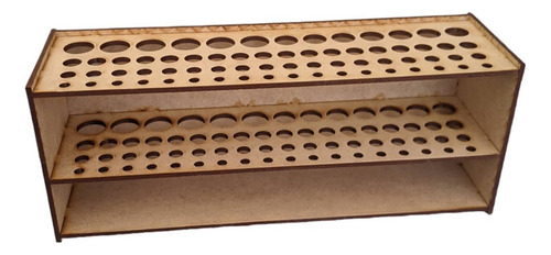 Mueble Estante Organizador Para Pinceles De Mdf