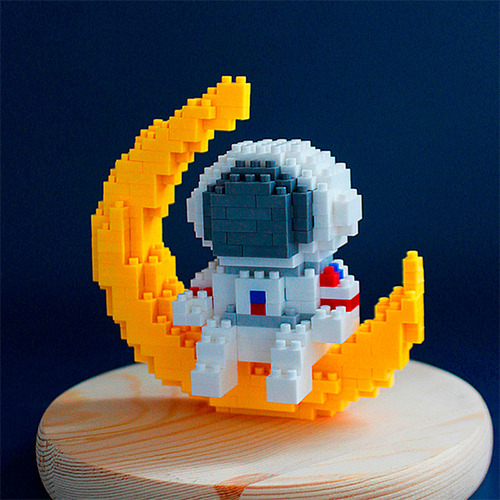 Rompecabezas De Astronauta En La Luna