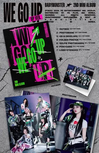 Babymonster We Go Up 2º Mini Álbum [up Ver.] Cd + . | Parcelamento