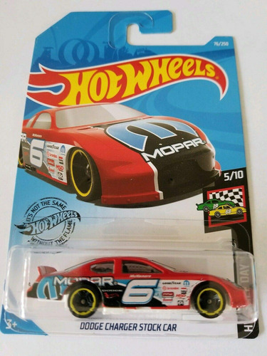 Hot Wheels  Hw Race Day - Dodge Charger Stock Car, Rojo