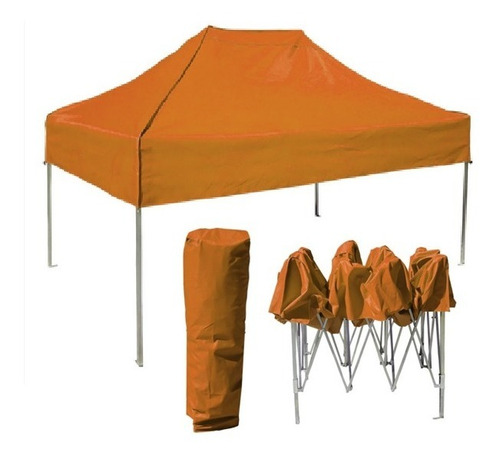 Tenda Sanfonada 3,00x4,50 Aço Galvanizado  Lona Pvc Promoção