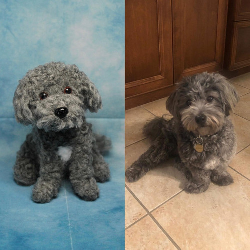 Imagem 2 de 9 de Cachorro Miniatura Raça Personalizado Croche Amigurumi Pet