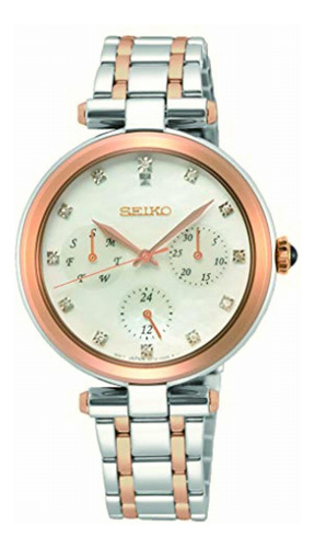 Reloj Seiko Dama Cuarzo Acero Sky658p1, Estandar, Gris