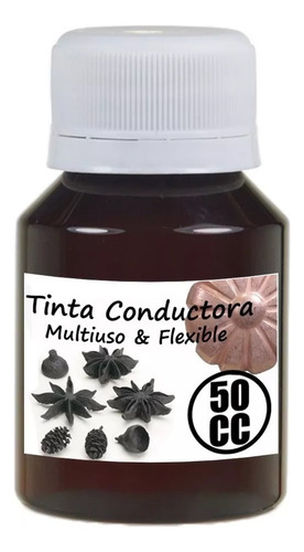 Pintura Conductora Tinta Conductiva Grafito 50cc Electronica