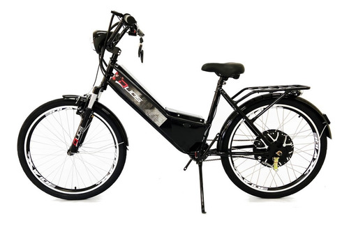 Imagem 1 de 5 de Bicicleta Elétrica 800w Bateria Lítio Confort Preta