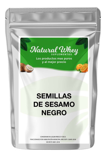 Semillas De Sesamo Negro 250 Gr