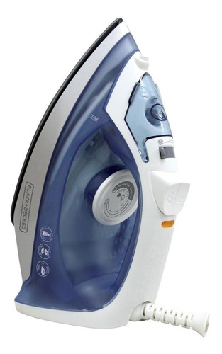 Imagen 3 de 7 de Plancha Vapor Black+decker® Suela Antiadherente Ir2472