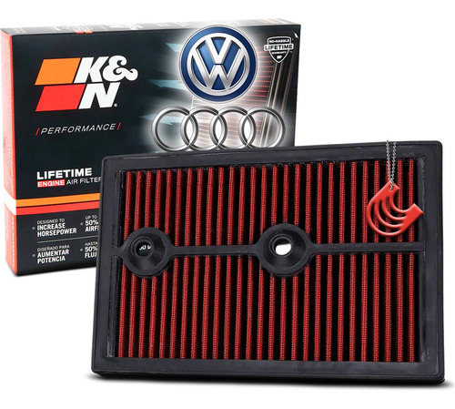 Filtro Ar Esportivo Inbox Importado K&n Ken Volkswagen Audi