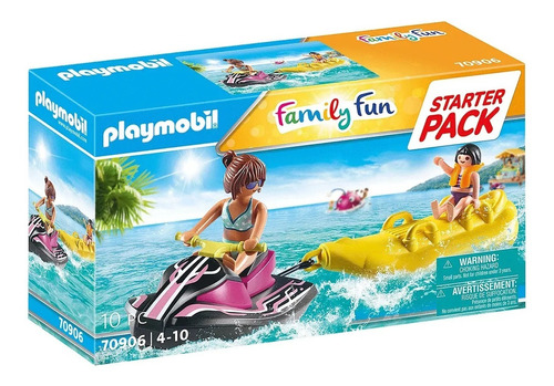 Figuras Playmobil Family Fun Moto De Agua Con Bote +4 Febo