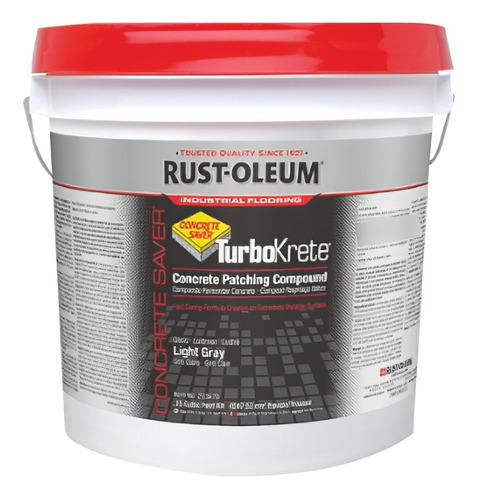 Reparador De Piso Turbokrete Mortero 7,5 Lt Rust Oleum