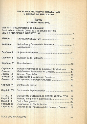 Ley Propiedad Intelectual Abusos Publicidad Carlos González (Usado)