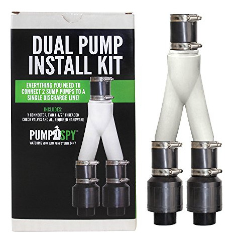 Kit Instalación Bombas Pumpspy - Conexión Doble Para Bombas