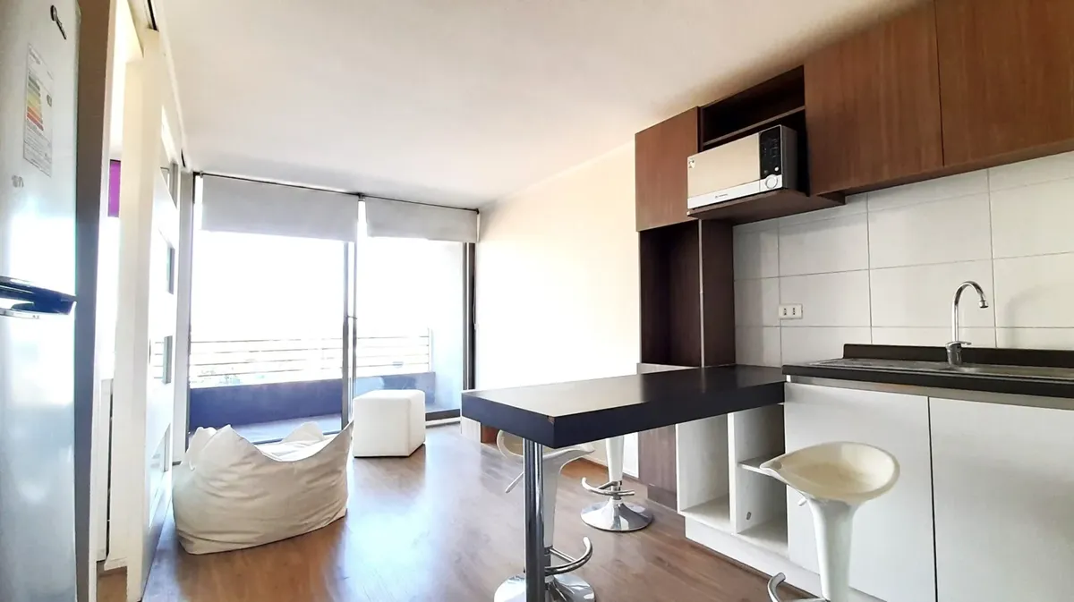 Imagen 2 de 24 de Venta Departamento Suite Conexión Lavadora Estación Central