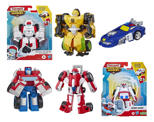 6 Transformers Rescue Bots Academy 2 En 1 Hasbro 