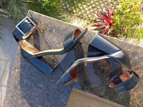 Imagem 3 de 4 de Sandália Avarca Anabela Feminina Preta Rosa Flatform Corda