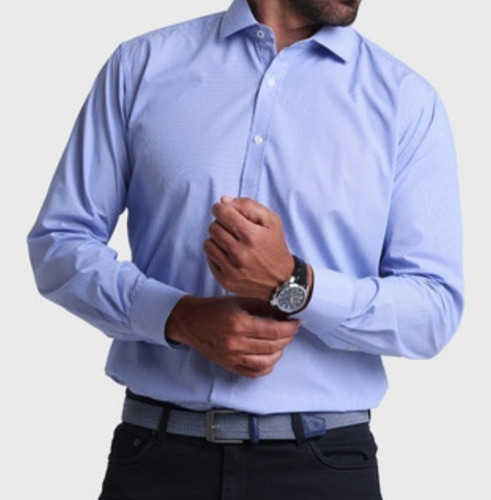 Camisa De Vestir Para Hombre Fino