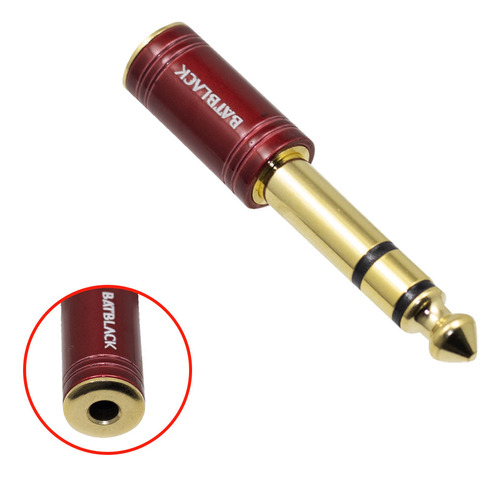 Adaptador Jack Stereo 3.5mm A Plug Stereo 6.3mm Lb2036-2