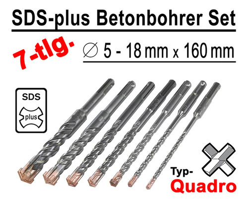 Youpin Juego De Brocas Sds Plus Fitt Para Taladro De