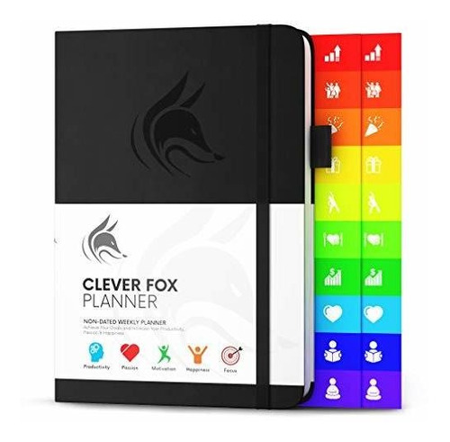 Clever Fox Planificador - Planificador Semanal Y Mensual Par