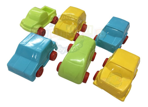 72 Autos T/ Piluky Duravit Autitos Plástico Souvenir Juguete