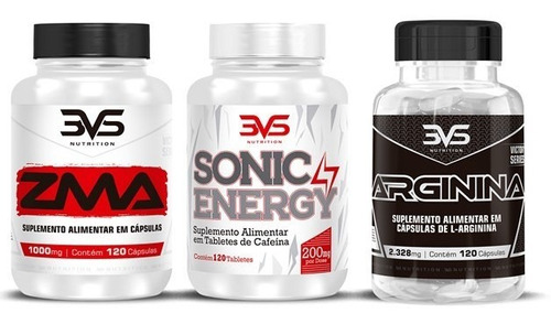 Combo Cafeina + Zma + Arginina 3vs