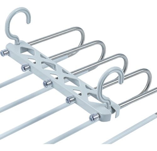 Perchas Para Pantalones Organización De Antideslizante Gris