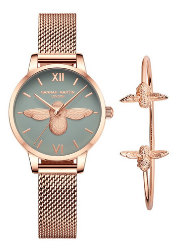 Relojes De Pulsera De Malla, Relojes Elegantes De Lujo En Or
