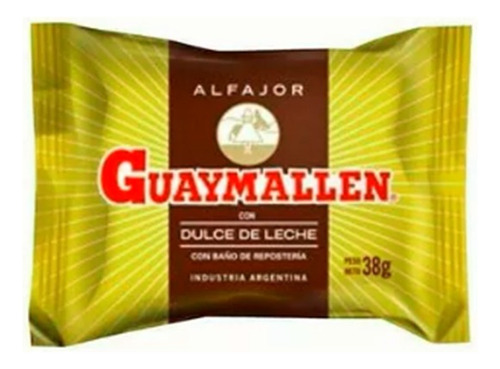 Alfajor Guaymallen Chocolate 40u X 38grs Golosina