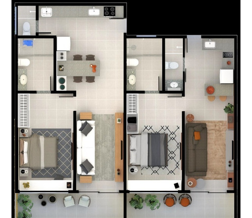 Imagem 9 de 9 de Apartamento 1 Quarto Suite E Sala 63m2 A Venda Em Buraquinho - Art036 - 68817182