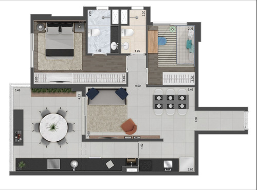 Imagem 9 de 23 de Apartamento, 1, 2 E 3 Dorms 37, 73 E 115m²a 500mt Do Metro Oscar Freire
