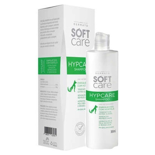 Shampoo Soft Care Hypcare Extra Suave Cães E Gatos  300ml