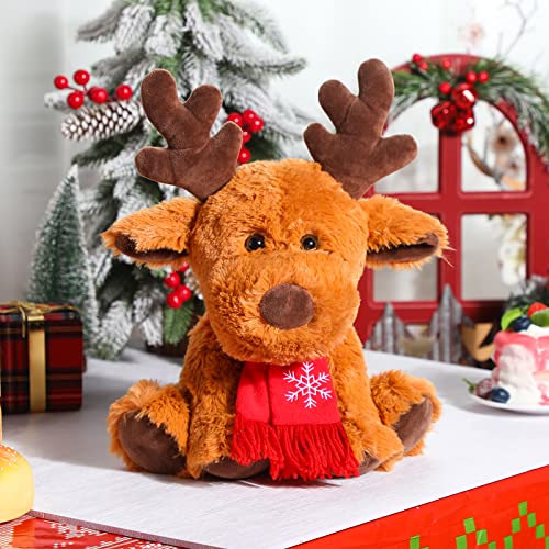 Muñeco De Peluche Lindo De Navidad, Alce De Peluche Reno Par