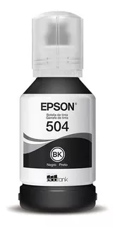 Botella Tinta 504 Negra Original Epson Ecotank L6171 L6191