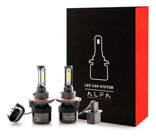 Kit De Focos Biled H13, 9v 36w 6500k Alfa