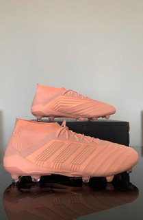 chuteira adidas predator salmao