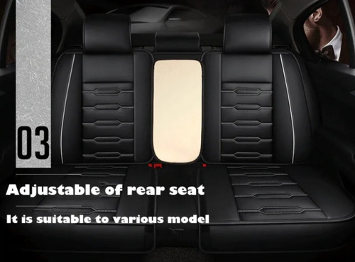 Kit Funda Cubre Asiento Auto Premium Luxury Con 4 Almoadilla