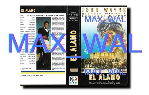El Alamo Vhs John Wayne Western Max_wal